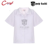CANGGIH SCHOOL UNIFORM BLOUSE PINAFORE PEREMPUAN PUTIH