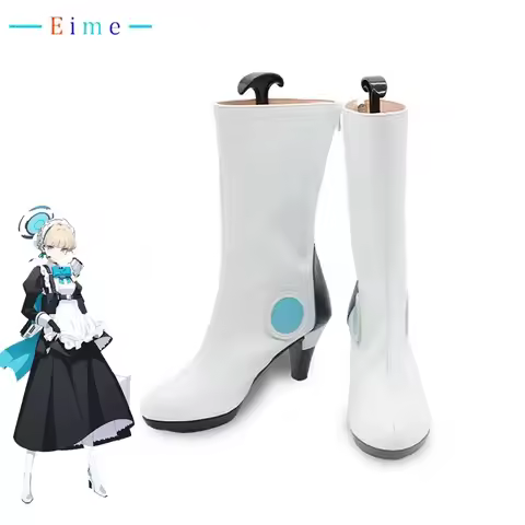 Game Blue Archive Asuma Toki Cosplay Shoes Halloween Carnival Boots PU Shoes Cosplay Props Custom Ma