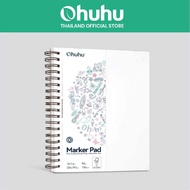 FOLIO ART : สมุดวาดภาพระบายสี Ohuhu Double Sided Marker Pads Bleedproof 7.6"x10" สำหรับสีมาร์คเกอร