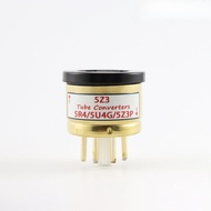 One Gold plated 5Z3 [TO] 5R4 5Z3P 5U4 Bottom Vacuum tube convert socket HIFI DIY