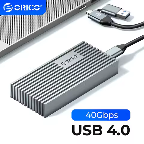 ORICO 40Gbps High Speed SSD External Case M.2 NVMe Enclosure Thunderbolt 3/4 USB4 USB 3.0 HD Type C 