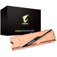 (0%) GIGABYTE SSD(เอสเอสดี) AORUS PCIe/NVMe M.2 Gen4 SSD 1TB(GP-ASM2NE6100TTTD) M.2 PCIe 2280 NVMe/R