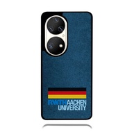 Case Phone Huawei P50 P40 P30 P20 PRO TPU Rubber Custom Softcase RWTH Aachen University German