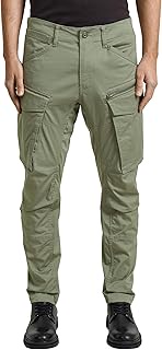 Rovic Men's Trousers Zip 3D Regular Tapered Pants, Green (Lt Orphus D02190-5126-b441), 31W x 36L