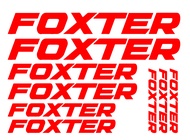 FOXTER Sticker Decal for Mountain Bike and Road Bike (Sticker cut out)