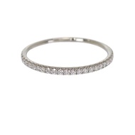 HARRY WINSTON  WBDPRDPAMIC #8.5(JP Size) ring Pt950Platinum Women