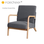 Lounge Chair Cover Water Resistant Single Armchair Cushion Cover Wood Chair Cover Spandex Nordic Sof