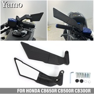 Sửa đổi gương chiếu hậu cb650f cb500f hợp kim nhôm CNC độ nét cao phản xạ cho Honda cb650r cb500r cb