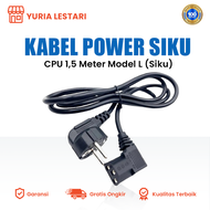 Kabel power komputer siku 1.5 Meter tebal 3 core / kabel power komputer bengkok Kabel Magic com rice