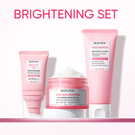 FLASH SALE-SKINTIFIC 3pcs set | Moisturizer+Sunscreen+Cleanser-MSH Niacinamide  Glowing set/ Ance Se