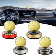 [D1L] Diffuser Solar Powered Rotating Car  Purifier Simulated gold