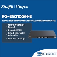 RUIJIE REYEE RG-EG310GH-E 10 PORT HIGH-PERFORMANCE 1.5GBPS CLOUD MANAGEMENT ROUTER
