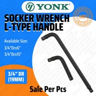 1Pcs Yonk 3/4" Dr "L" Type Socket Wrench Handle