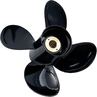 OEM Grade Aluminum Outboard 4 Blades Classic Pressed-In Classic Pressed-In Propeller For Mercury out