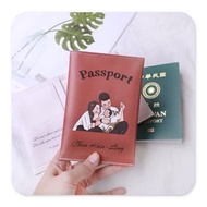 客製似顏繪-皮革護照套 情侶、婚紗、小孩、寵物