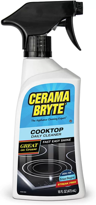 Cerama Bryte Induction Cleaner Cooktop Cleaner Daily Spray Cooktop and Stove Top Cleaner for Glass –