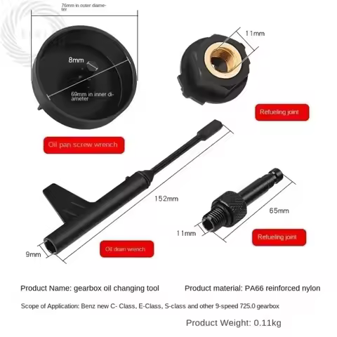 For 9G-Tronic Transmission Oil Drain Adaptor Set Tool Gearbox Fluid Service Rea