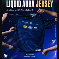 2024 TEAM LIQUID HONDA Đồng phục chính thức JERSEY TEAM LIQUID Esports e của áo phông cổ tròn nam