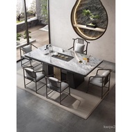 Tea Light Table Chair Household Combination Luxury Tea Burning Balcony Kettle Rock Bubble Board Simp