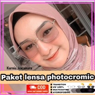 WOMEN'S GLASSES (CD0005) ANTI-RADIATION PHOTOCHROMIC LENS PACKAGE