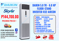 🎉BRAND NEW DAI.KIN 6.0 HP - 5.0 TR TOWER FLOOR - STAND INVERTER AIRCON R32 SUMMER SALE PROMO 2024 🎉