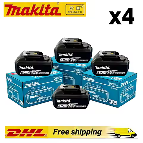 6000mAh original Makita battery 18V 6.0Ah 3Ah rechargeable battery,replacing Makita BL1830BL1840BL18
