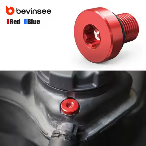 BEVINSEE Coolant Thermostat Housing Bleed Screw for BMW E46 E39 E90 E91 E92 E93 E60 E36 F30 F36 F10 