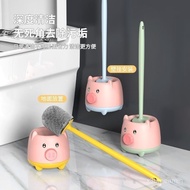 [Delivered From Taiwan] Toilet Brush Wall-Mounted 360 Degree No Dead Angle Wash Long Handle Durable 