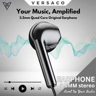 Original earphone with Microphone headset Noise Cancelling earpiece 3.5mm Portable Wired/fon telinga