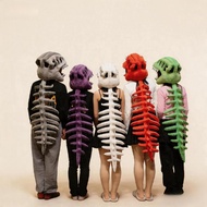 Silly Dino Realistic Dinosaur Skeleton Costume Set Funny Headgear Cosply Dress up Clothing Plush Toy
