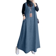 ZANZEA | 2024 ZANZEA Fashion Summer Sundress Sarafans Casual Women Sleeveless Muslim Abaya Vestido D