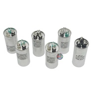 Capacitor Air 3-Pole Type 25UF+1.5 30UF+2UF 35UF+2 40UF+3 45UF+1.5 50UF+1.5 55UF 60uf+6 440v Silver 