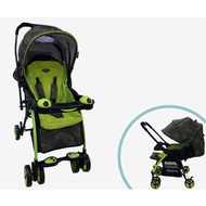 ❣◘Apruva Aller Folding Deluxe Baby Stroller with Reversible Handle SD-22, Green