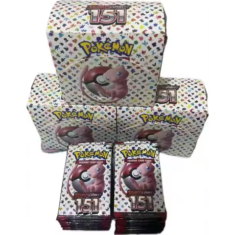 New 1 Box Pokémon SCARLET VIOLE 151 Card Pack Sword and Shield Series Pokémon Flash Card English Ver