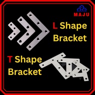 MAJU L Bracket T Bracket Stainless Steel Angle Bracket Sesiku L Rak Rack L Angle Bracket Cabinet Bra