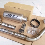 Sc Project Import Exhaust For R15.V2 R15.CBR 150R CB 150j jupiter Mx Satria Fu Sonic Mx King MT15 Or
