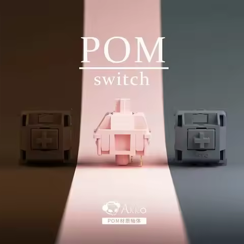 AKKO CS POM Switch Pink Brown Silver Full POM 3 Pin Linear tactile 40g 43g 45g Mechanical keyboard S
