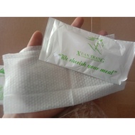 Pack of 100 Egreen Disposable Premium Odorless, Good Absorbent Polka Dot Fabric Cold Towels