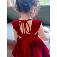 Beautifully designed velvet dress for my beloved baby at Sunny Tailor Shop