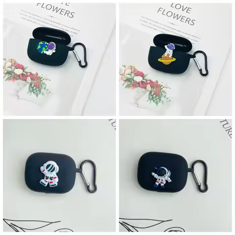 cartoon case For Bowers&Wilkins Pi8 PI7 Pi6 Case Silicone Earphone cover for B&W PI7 cover Accessori