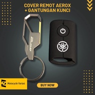 GANTUNGAN Aerox Motorcycle Keychain + Aerox 155 Remote Cover Aerox 155 Remote Cover