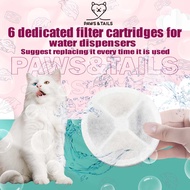 【PAWS&TAILS】Water Fountain Gen Filter Unit(6pcs) 宠物饮水机过滤芯
