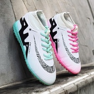 Waka Fly kid children's soccer shoes, durable and beautiful artificial turf sports soccer shoes - 2E