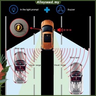 ✥Alloyseed✥【High Quality】 BSD Warning Light Car Blind Spot Detection IP67 Waterproof Assist Lane Changing Blind Spot Monitoring System Radar Detection Set