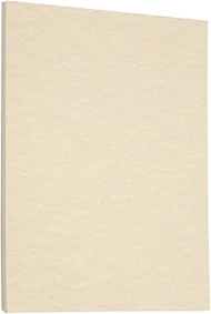 LUXPaper 8.5" x 11" Cardstock | Letter Size | Cream Parchment | 65lb. Cover (120lb. Text) | 500 Qty