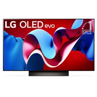 LG 48-Inch Class OLED evo C4 Series Smart TV 4K Processor Flat Screen with Magic Remote AI-Powered w