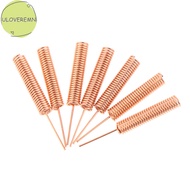 uloveremn 10Pcs 433MHz Antenna Pure Copper Spring Helical Antenna Omni Signal Booster Receiver for Router Helical Antenna SG