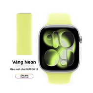 HANNUO | Dây Đeo Đồng Hồ Apple cho S11/ Ultra2/ iWatch10/ 9/ Ultra3/ SE3 Mùa Hè Silicone