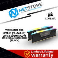 CORSAIR VENGEANCE RGB 32GB Kit (2x16GB) DDR5-5600MHz CL40 MEMORY RAM - CMH32GX5M2B5600C40K