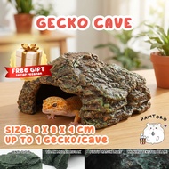 Gecko Cave Reptile & Hamster Accessories Thick Material Anti-Bite - Aesthetic Hidden Place